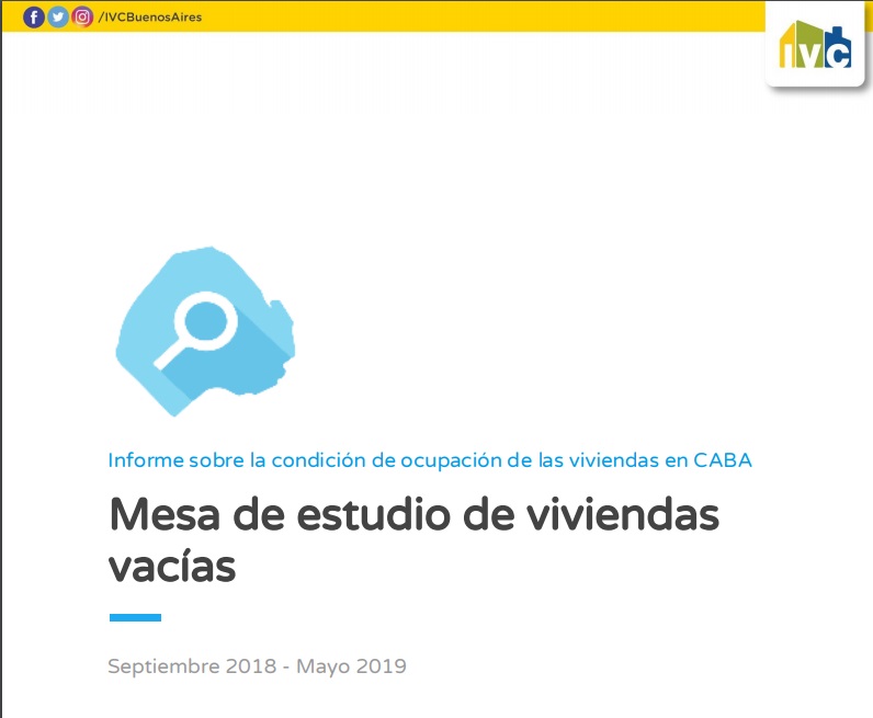 Informe sobre la condición de ocupación de las viviendas en CABA